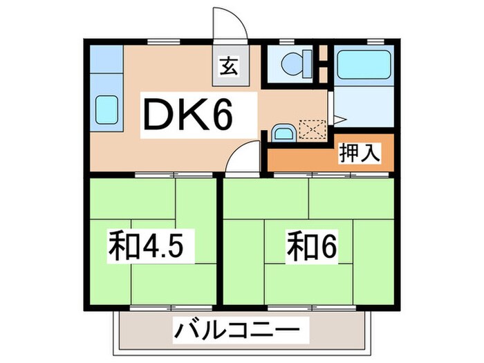 グランデ坂田の物件間取画像