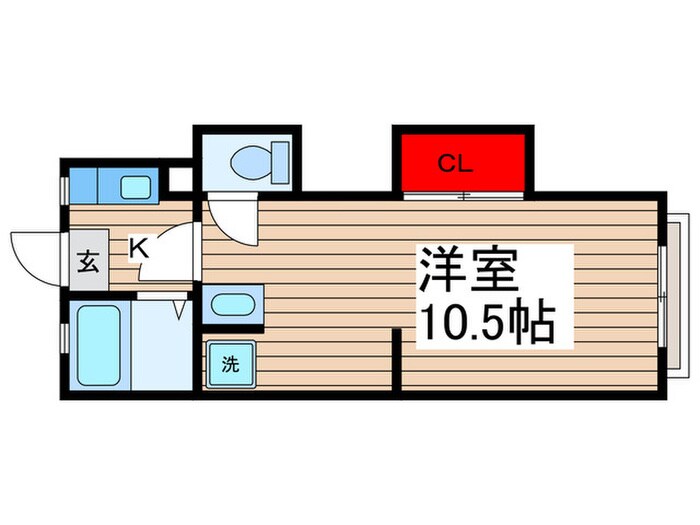 グリ－ンマンションの物件間取画像