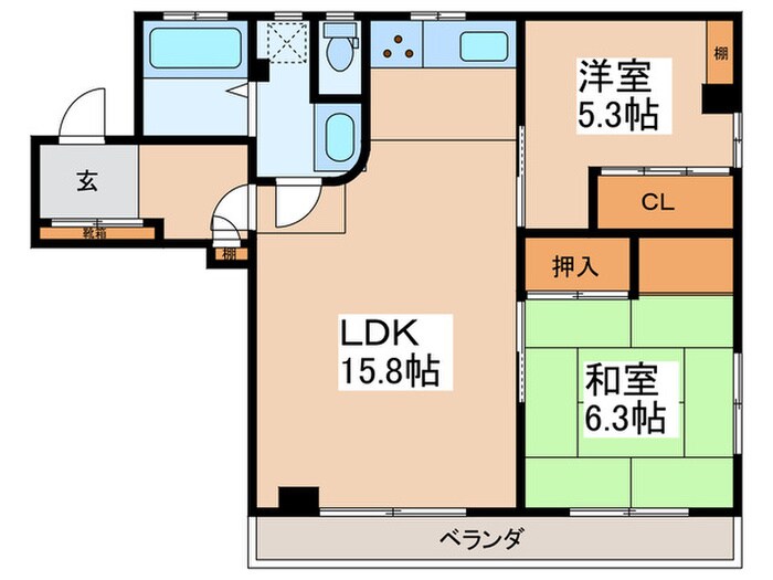 佐藤マンションの物件間取画像
