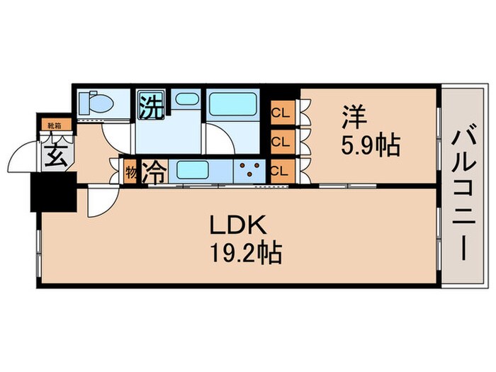 THE TOKYO TOWERS MID TOWER(6F)の物件間取画像