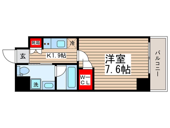 コンフォリア錦糸町DEUXの物件間取画像