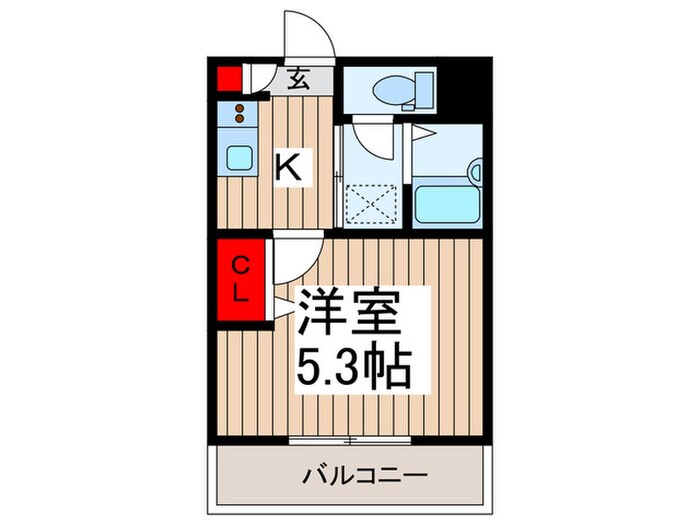 フェルヴェール市川の物件間取画像