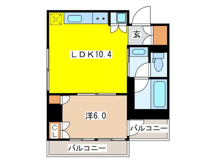 レヴィーガときわ台crob(1004)の物件間取画像