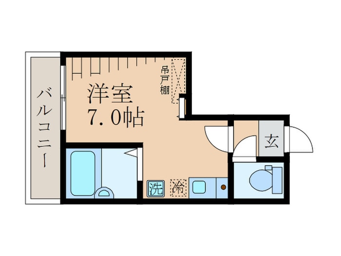 フラワーロード柴又の物件間取画像