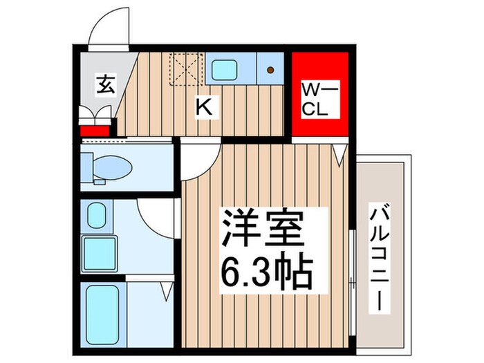 シャンテ順の物件間取画像