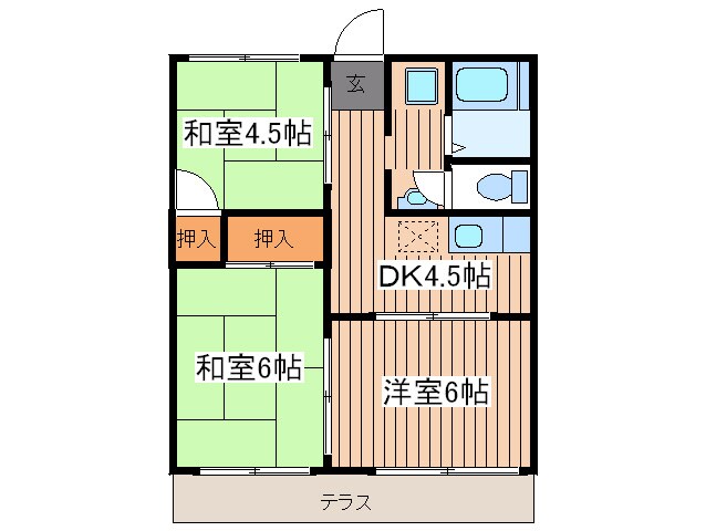 物件間取画像