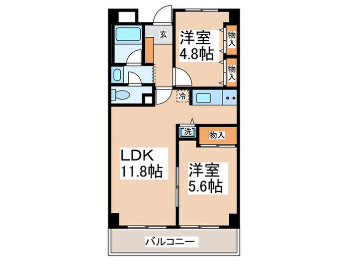 物件間取画像