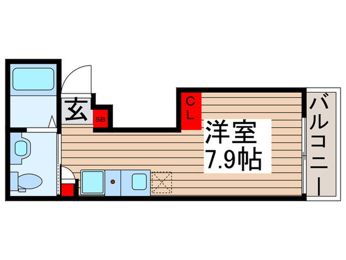 Glanz北千住Ⅱの物件間取画像