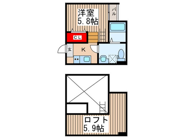 物件間取画像