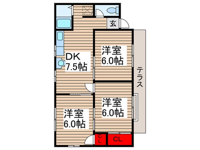 ハイツソフィアの物件間取画像