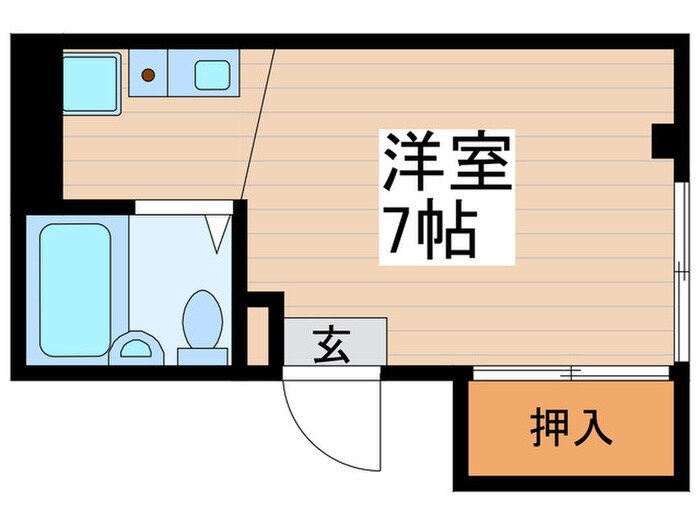 プラムハイツの物件間取画像