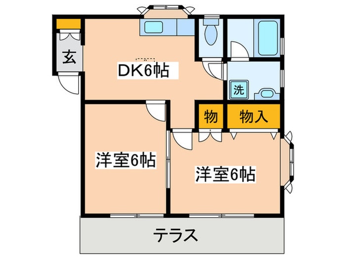 コ－ポかがやきⅡの物件間取画像