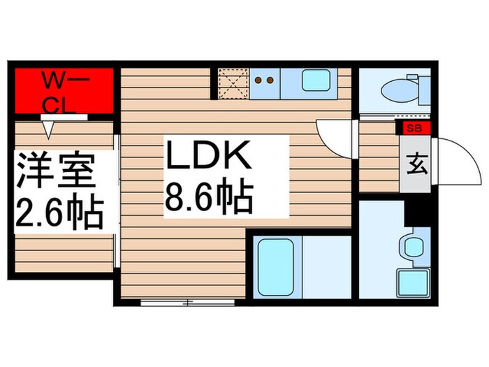 仮)KEIAI　RESIDENCE久米川Ⅱの物件間取画像