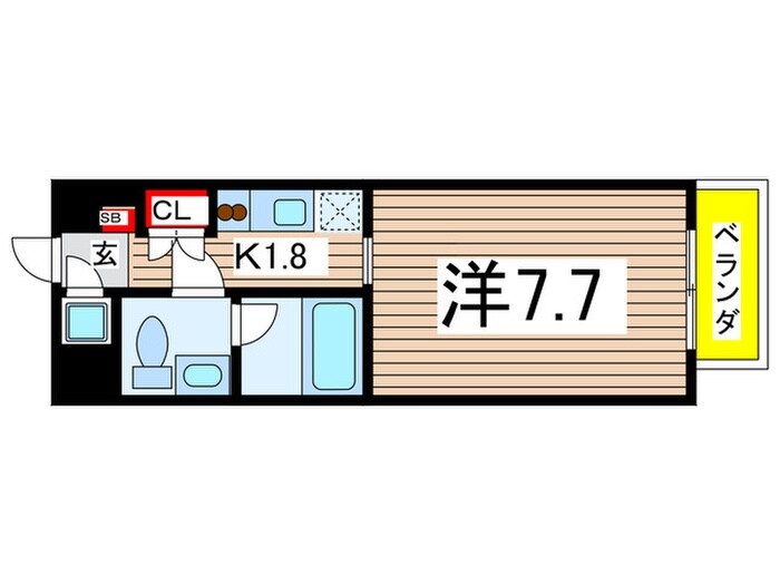 コンフォリア南砂町の物件間取画像