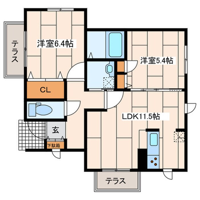 有馬ハイムの物件間取画像
