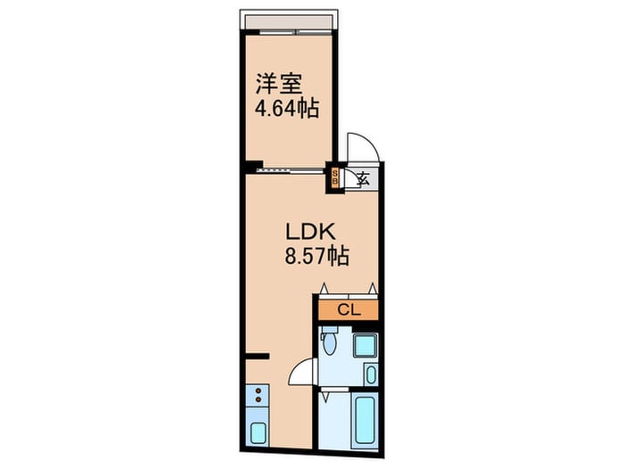 DK池袋の物件間取画像