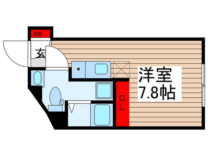 レピュア北千住レジデンスⅡの物件間取画像