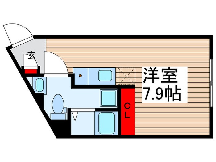 レピュア北千住レジデンスⅡの物件間取画像