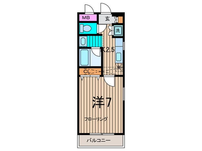 ハイポ－トフォレストの物件間取画像