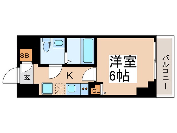GENOVIAお花茶屋skygarden(101)の物件間取画像