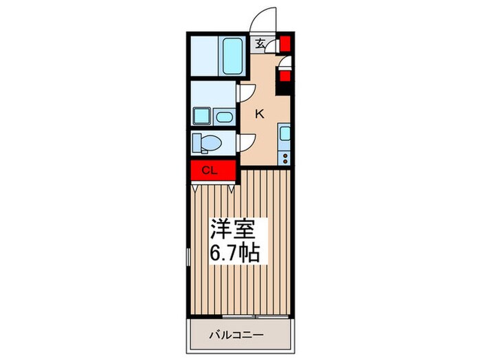 J-Maison東川口Aの物件間取画像