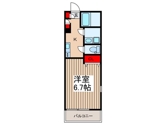 J-Maison東川口Aの物件間取画像