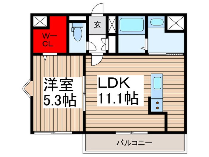 リーブルファイン松江の物件間取画像