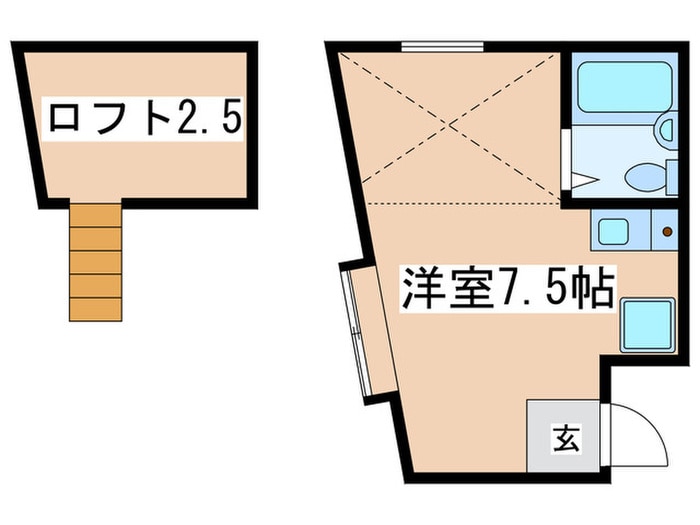 ヴェルディ向ヶ丘の物件間取画像