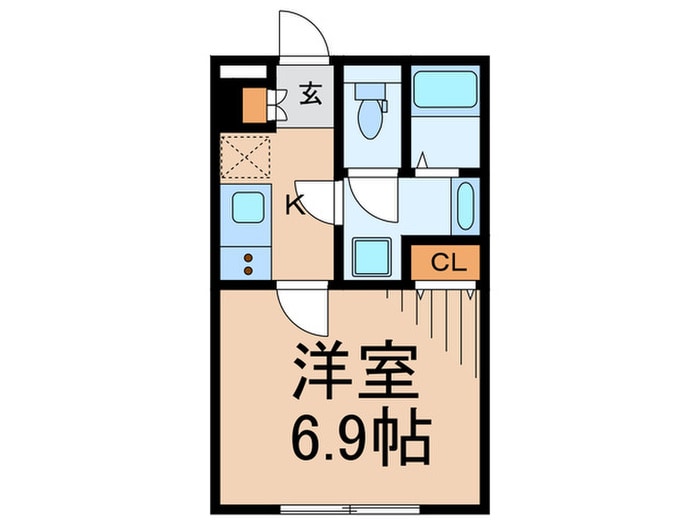 Ｇｒｅｅｎ ｔｅｒｒａｃｅ 中延の物件間取画像