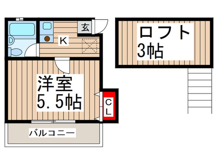 物件間取画像