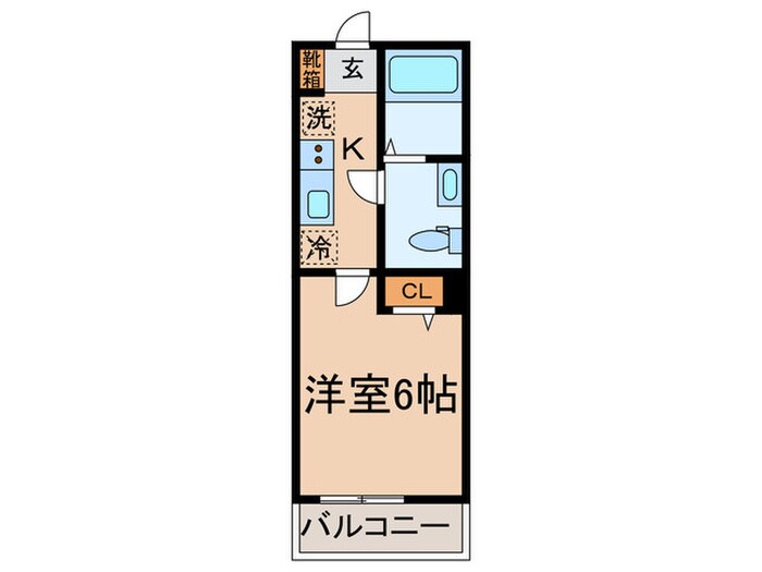 アザーレ・パッシオ矢向の物件間取画像