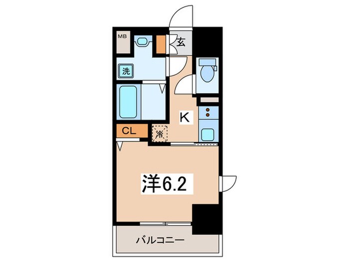 レジデンス鶴間駅前の物件間取画像