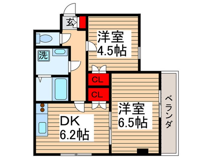 スカイコートビルの物件間取画像