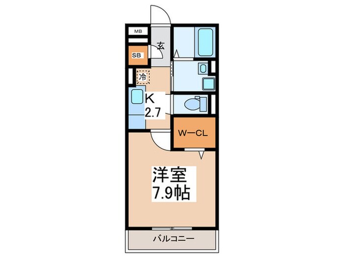 BLESS辻堂の物件間取画像