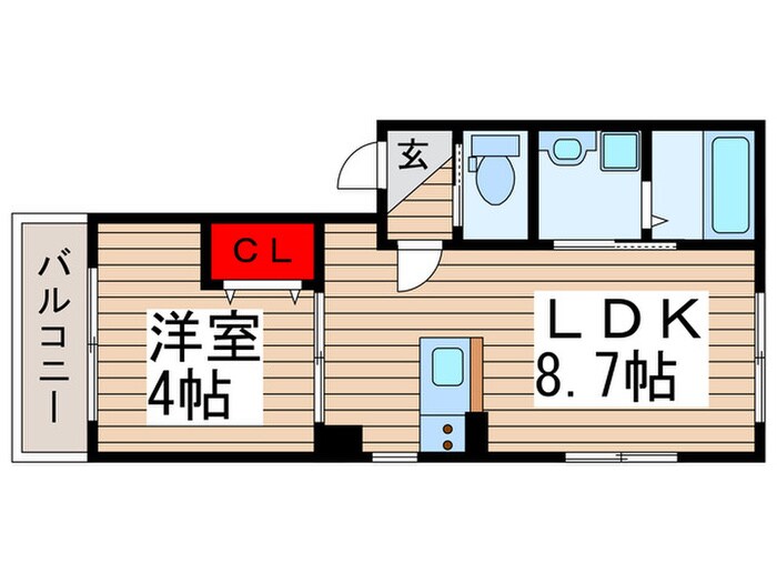 ロジュマン秋津の物件間取画像