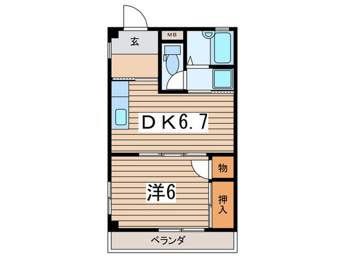 第二横溝ビルの物件間取画像