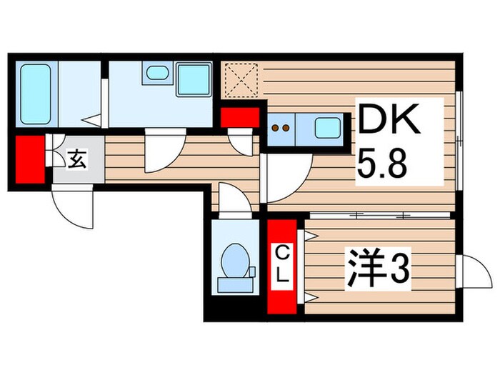 コンポジット清澄イーストの物件間取画像