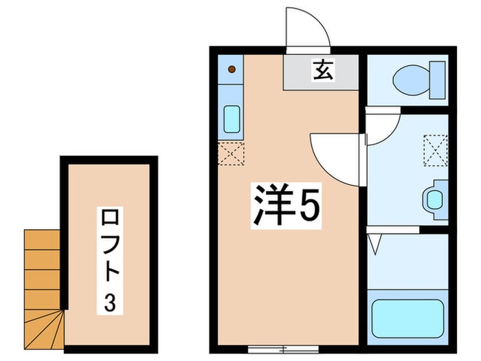 Espoir２の物件間取画像