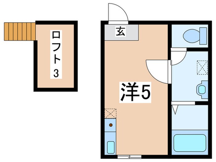 Espoir２の物件間取画像