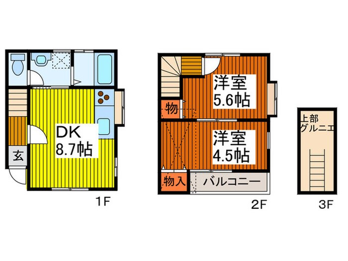 増子ハイツの物件間取画像