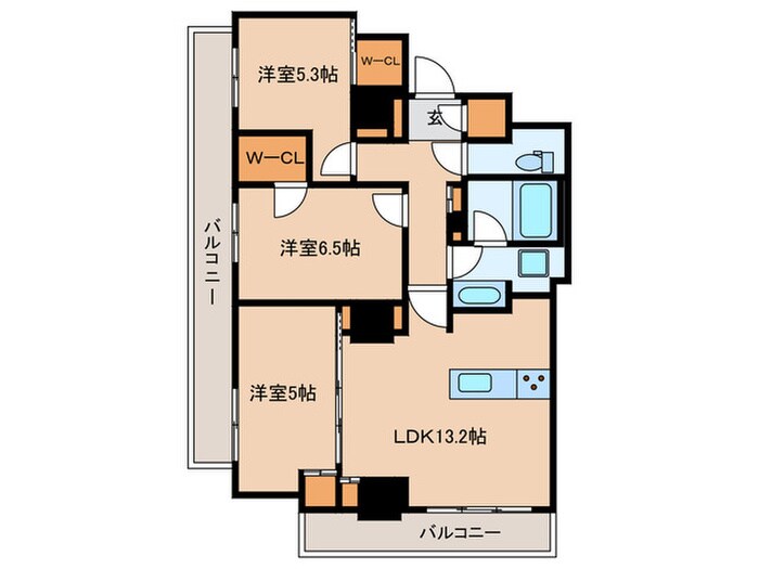 ラティエラ四谷の物件間取画像