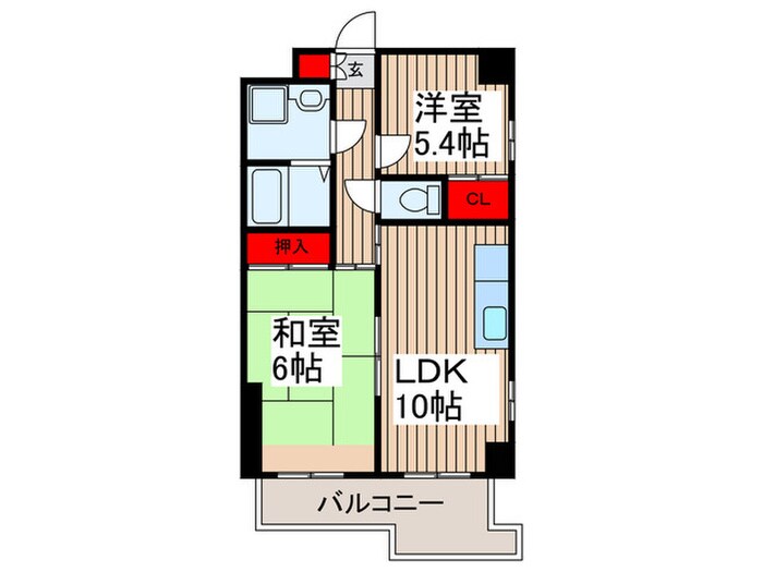 ｳｲﾝｸﾞｽ竹の塚の物件間取画像