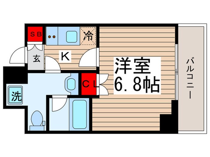 プレセダンヒルズ門前仲町(701)の物件間取画像