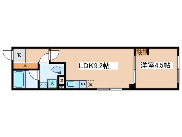 フェリエール南常盤台の物件間取画像