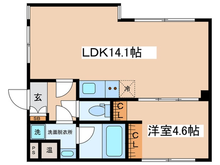 フェリエール南常盤台の物件間取画像