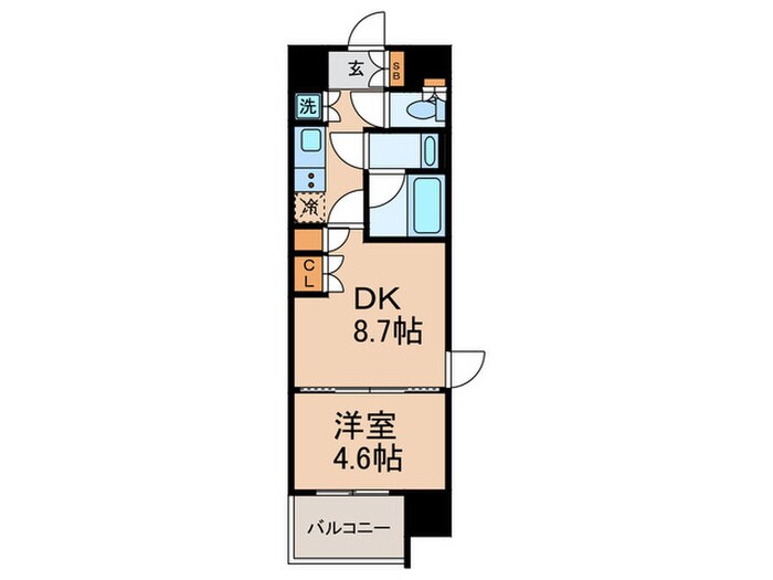 ミリアレジデンス東池袋の物件間取画像