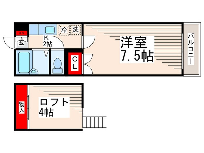 第７ミツミハイツの物件間取画像