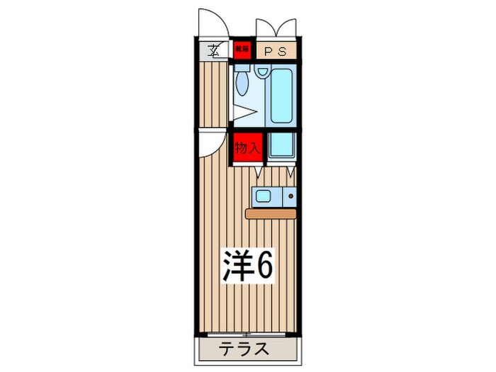 サンハウス東浦和の物件間取画像