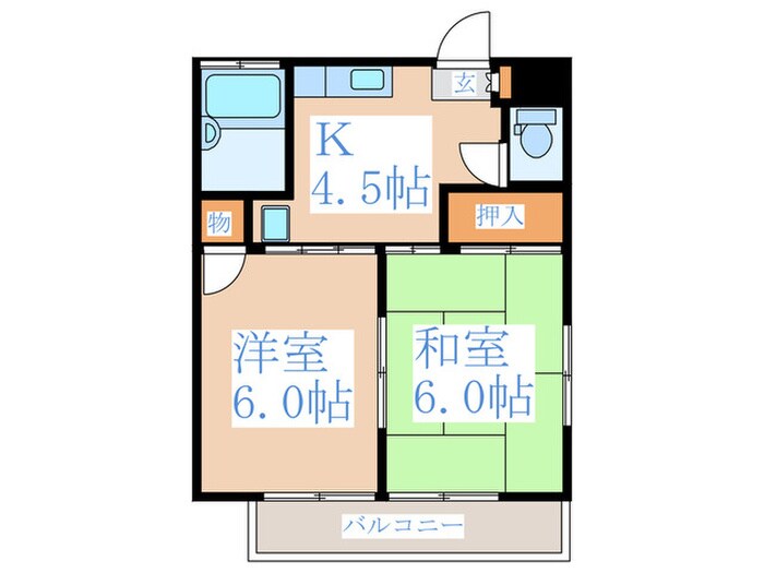 物件間取画像