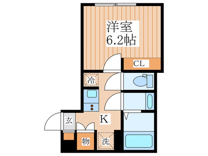 カインドネス柳沢中央の物件間取画像